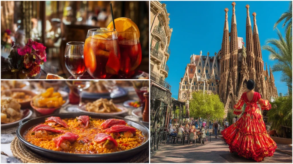 Tapas, flamenco och GaudĂs arkitektur â Spaniens kultur och mat gör resan unik.