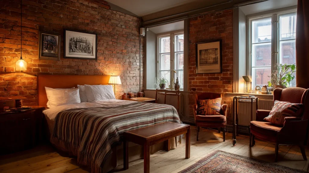 Mysigt boutiquehotellrum i Gamla stan Stockholm