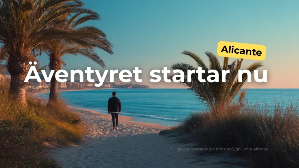 Thumbnail för video om flygbiljetter Alicante 2025 – solsäkra resor till Spaniens kust  
