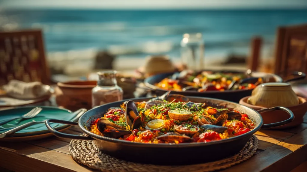 Uteservering med tapas och paella i Alicante
