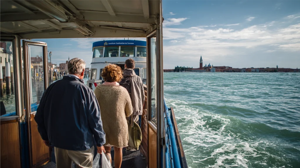 Bild som visar resenärer som njuter av italiensk mat nära Pisa flygplats. Perfekt för att illustrera den kulinariska upplevelsen vid sidan av resandet.